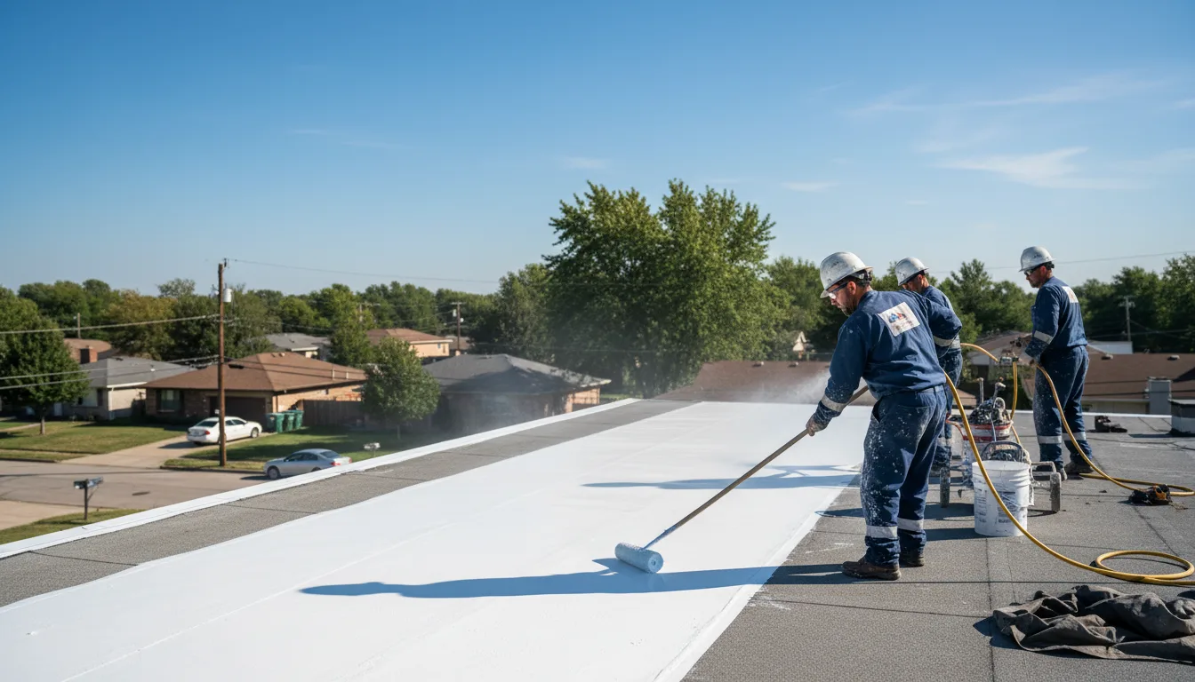 Commercial roof coating in Perkinsville, VT near me